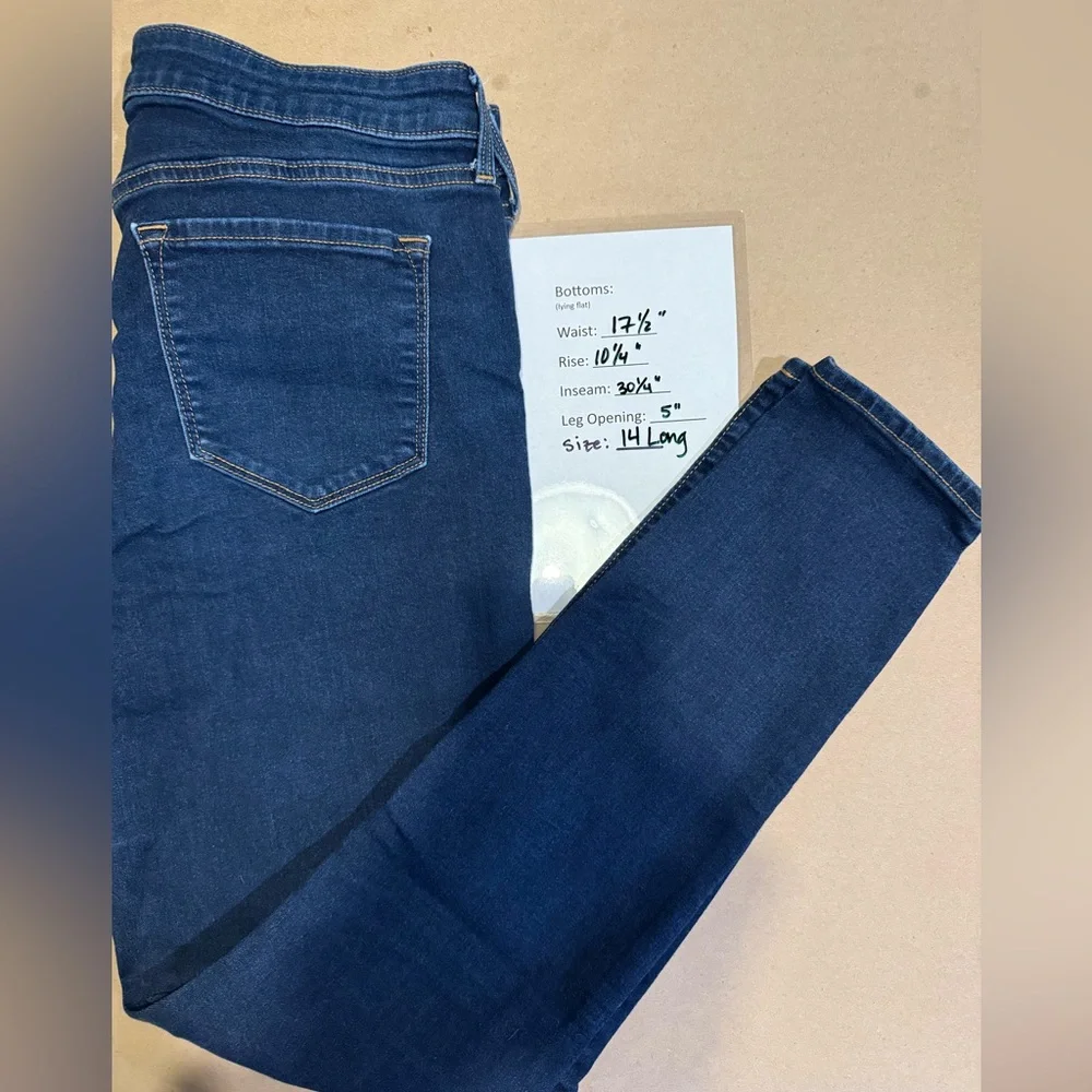 Old Navy Rockstar Super Skinny 14 Long - Picture 5 of 7